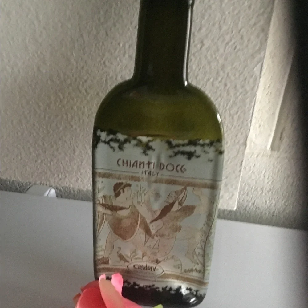 💐MELTED CHIANTI 🍷WINE BOTTLE CHEESE‎ 🧀 TRAY💐